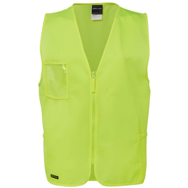 JB's Hi Vis Zip Safety Vest Thumbnail