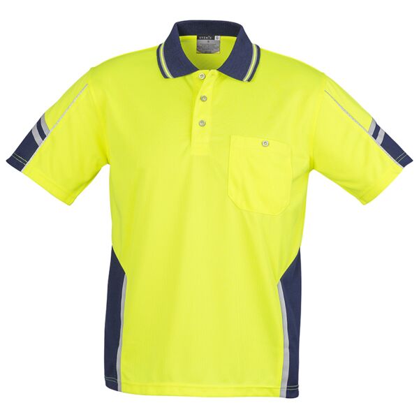 Mens Hi Vis Squad S/S Polo Thumbnail