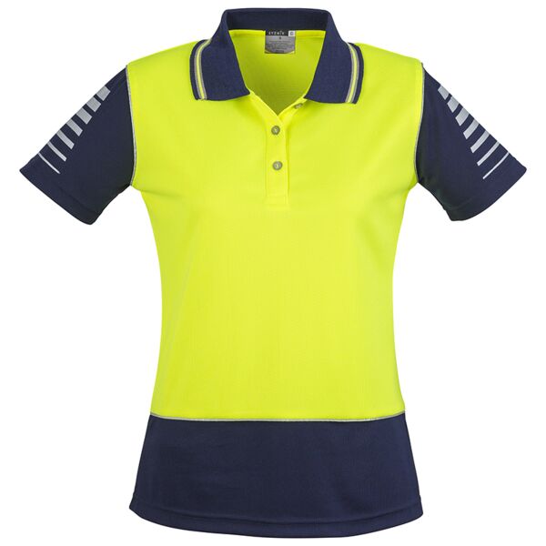 Womens Hi Vis Zone Polo Thumbnail
