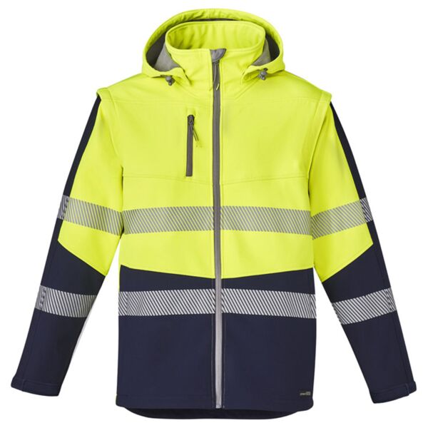 Unisex Streetworx 2 in 1 Stretch Softshell Taped Jacket Thumbnail